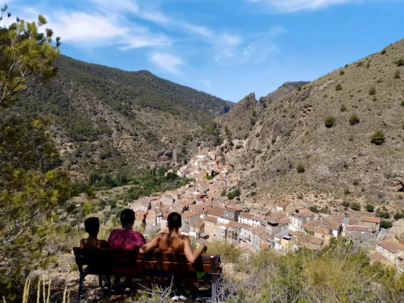 El mirador del bando del Pinico en Ayna